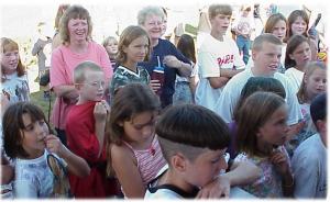 crowd waiting for drawing